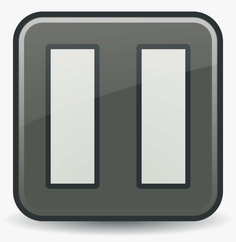 This Free Icons Png Design Of Paused Emblem, transparent png #4763842
