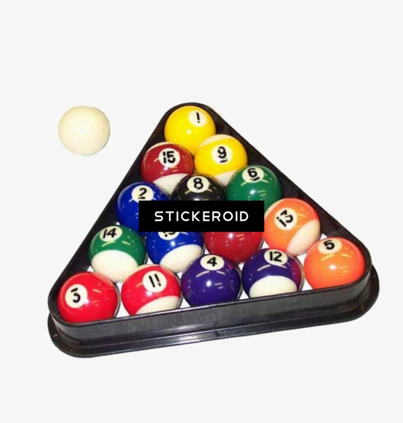 Billiard Balls Sports - Pool Balls, transparent png #4763843
