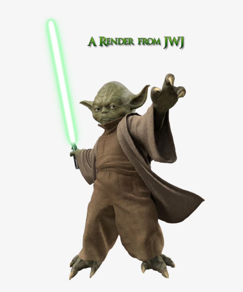 Yoda Clip Art Black And White Library - Star Wars Characters Cutouts, transparent png #4763850