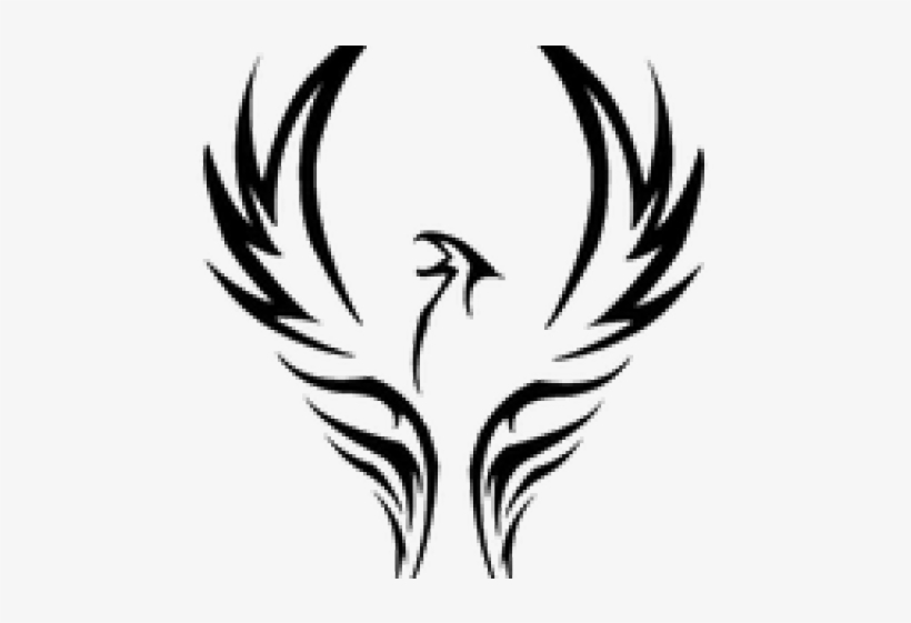 Tribal Phoenix Tattoo, transparent png #4764069