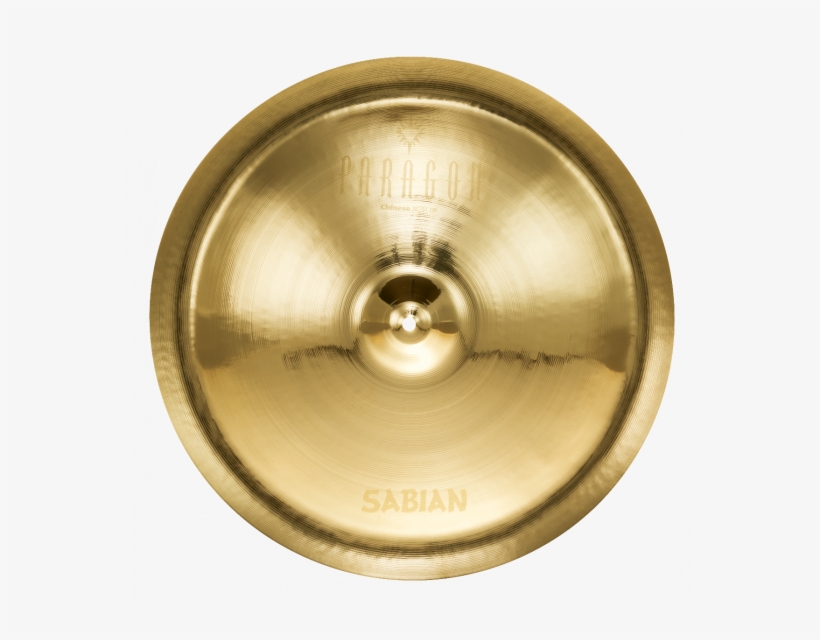 Sabian 20" Paragon Chinese Brilliant Finish - Hi-hat, transparent png #4764502