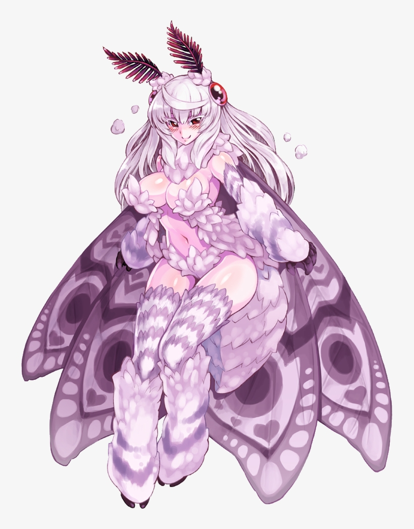 Monster Girl Png Clip Royalty Free Stock - Big Tiddy Moth Gf, transparent png #4765112
