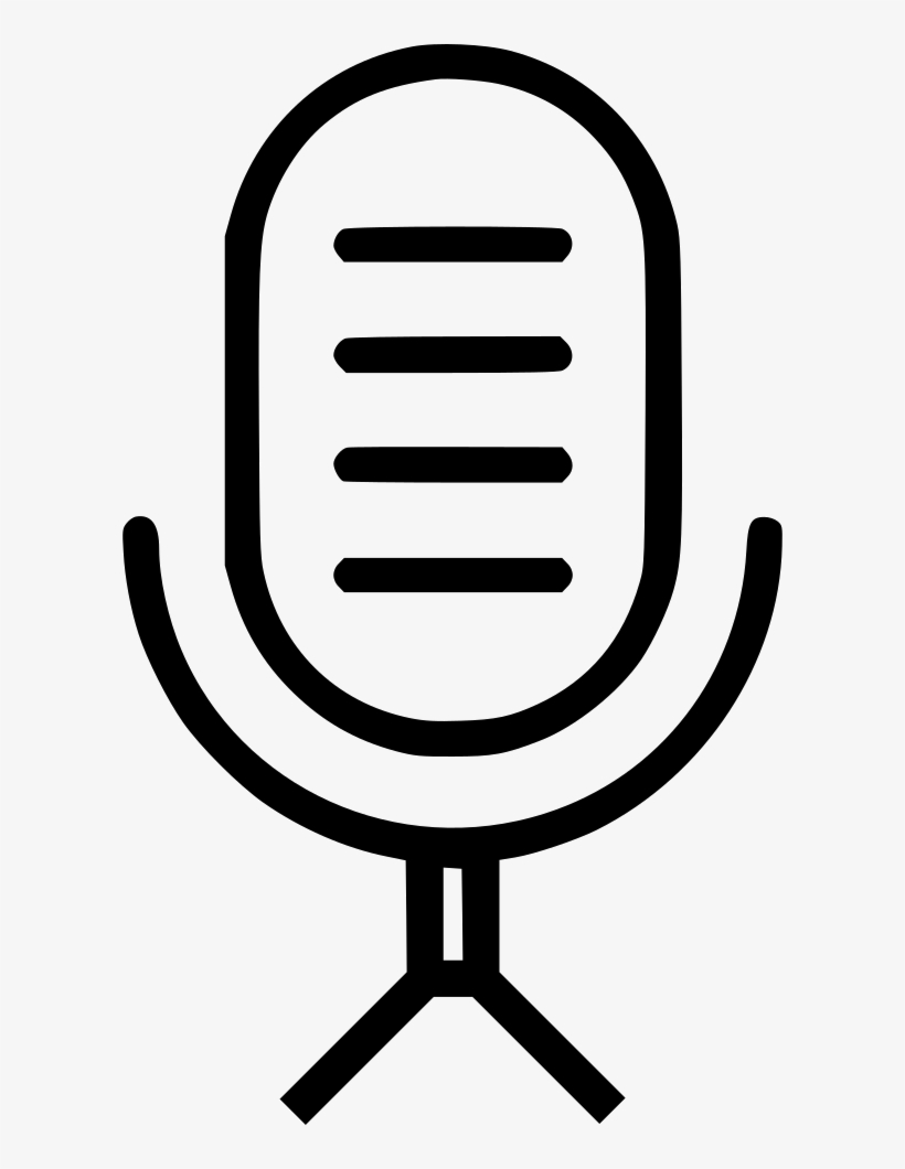 Microphone Radio Vintage Mic Comments - Icon, transparent png #4765545