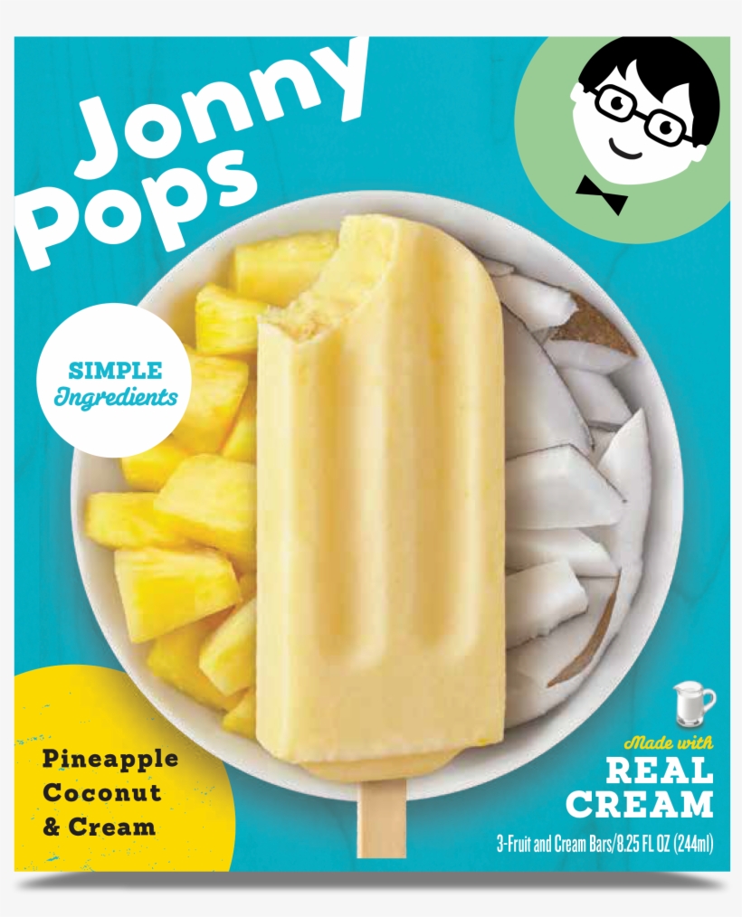 Fruit First - Jonnypops Fruit And Cream Bars, transparent png #4765759