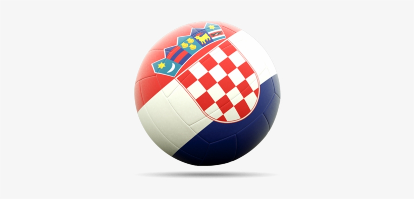 Download Volleyball Icon For Non-commercial Use - Croatian Flag, transparent png #4766761