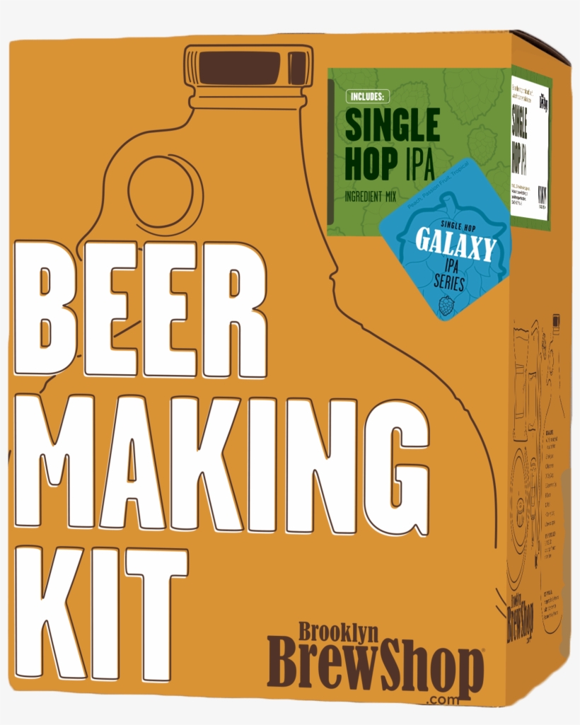 Galaxy Single Hop Ipa Beer Making Kit - Afternoon Wheat : Brooklyn Brew Shop Beer Making Kit,, transparent png #4766991