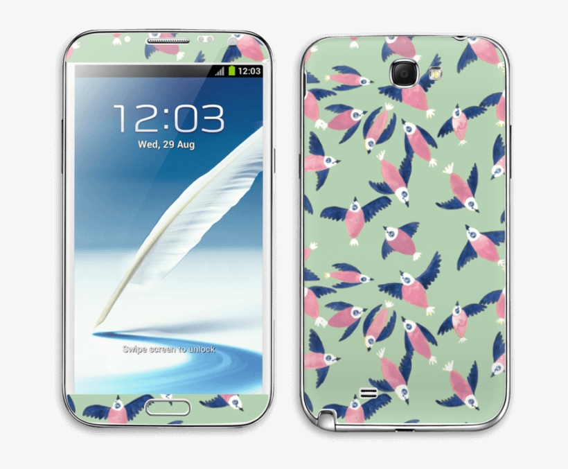 Birds In Pink - Belkin Screen Overlay Screen Protector For Samsung, transparent png #4767362