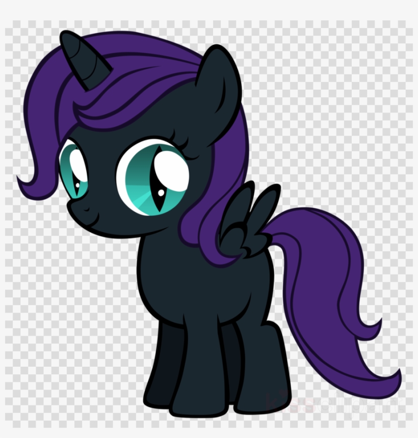 My Little Pony Nyx Clipart Pony Princess Luna Twilight - Nightmare Moon Pony Baby, transparent png #4768451