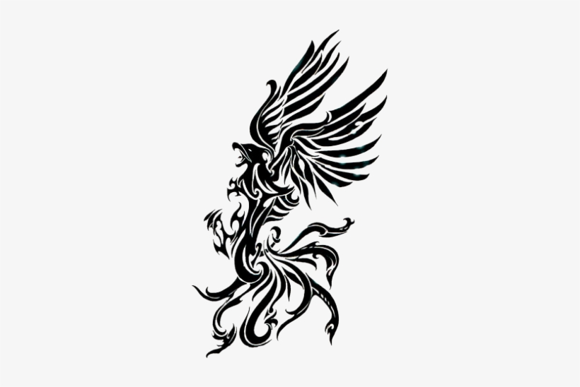 Phoenix Tattoos Png Transparent Images - .png Tattoo, transparent png #4769206