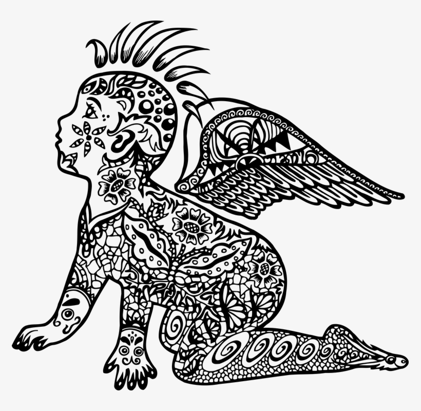 Lion Tattoo Png 5, Buy Clip Art - Zentangle & Mandala Collection: Zentangle - Adult, transparent png #4769595