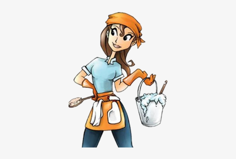 Cleaning Lady Clipart - Cleaning Services, transparent png #4769616