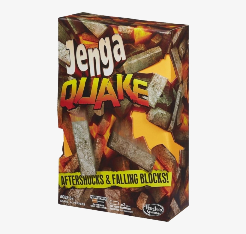 Jenga Quake - Hasbro Jenga Quake Game, transparent png #4769679