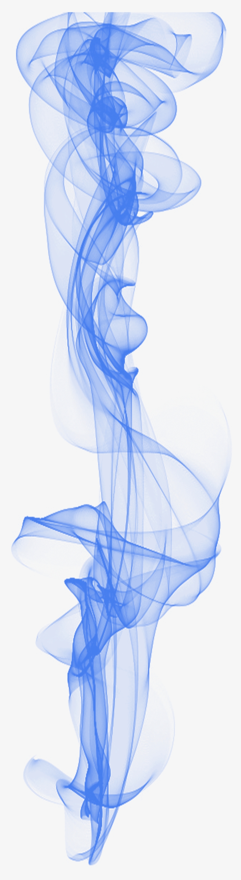 Blue Drawing Smoking, transparent png #4770582