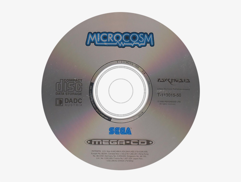 Sega Mega Cd Europe Disc Pack - Cd, transparent png #4771044