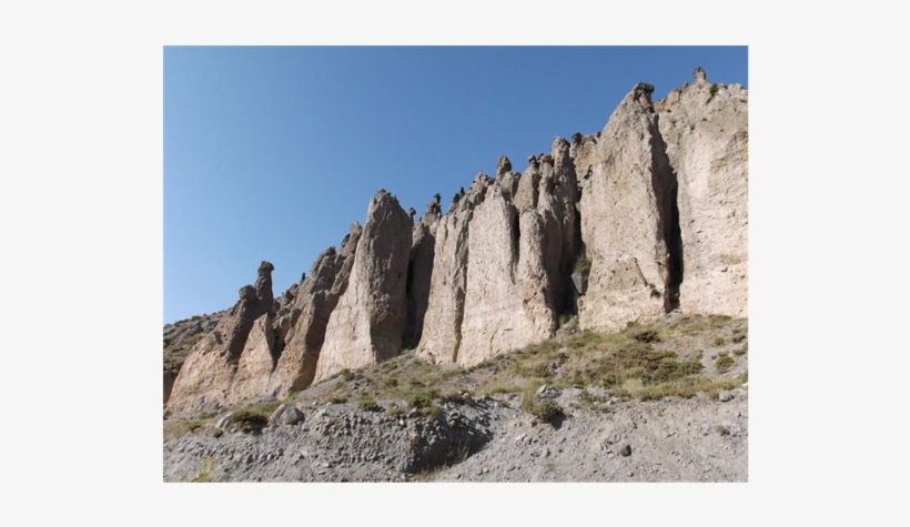 Traces Of Erosion And Formation Of Fairy Chimney In - Outcrop, transparent png #4771423