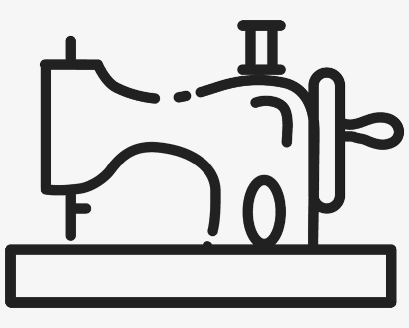 Iconic Sewing Machine Rubber Stamp - Sewing Machine, transparent png #4771804