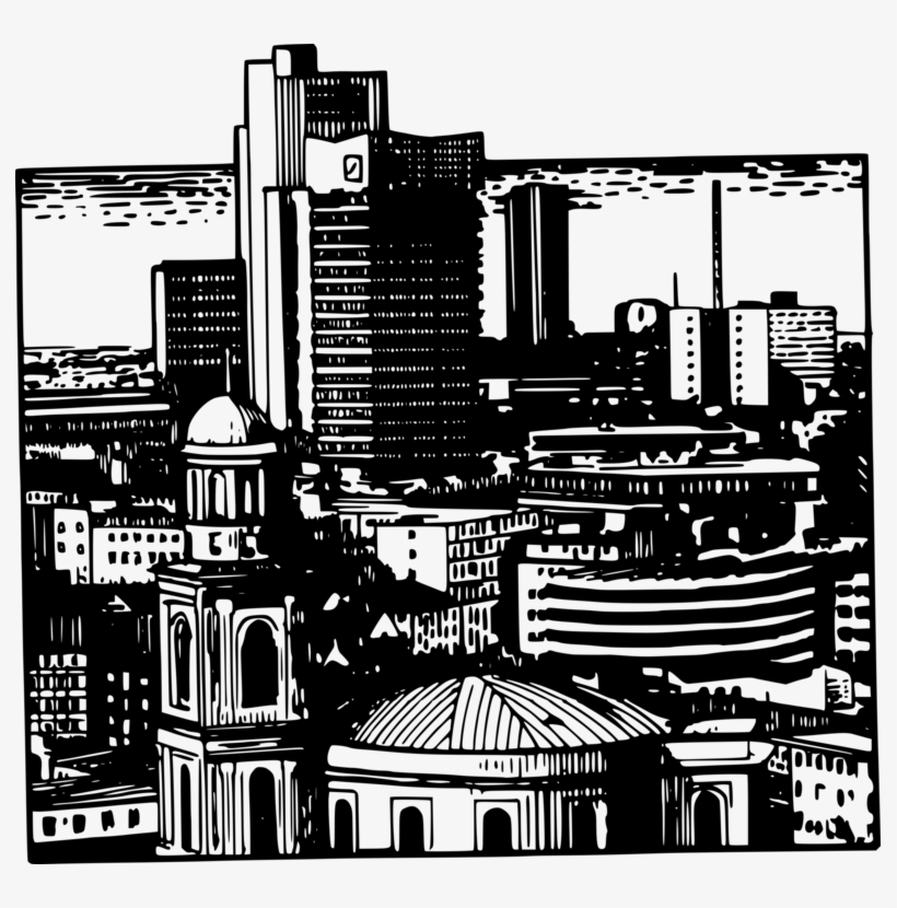 Computer Icons Skyline Silhouette Line Art - Skyline Frankfurt Clipart, transparent png #4772065