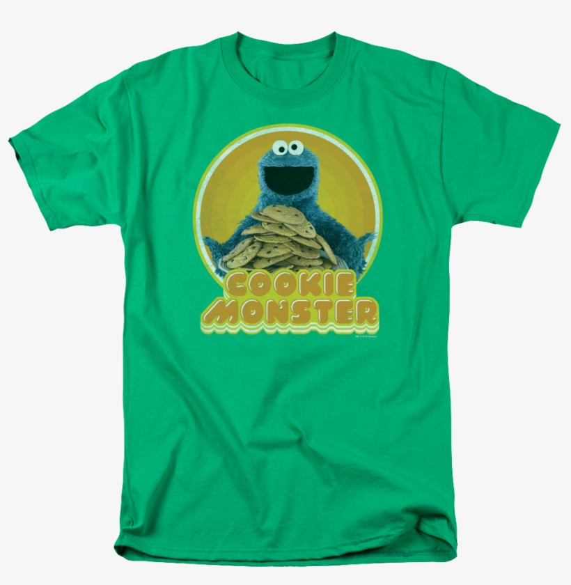 Cookie Monster T-shirt - Forbidden Planet T Shirt, transparent png #4772691