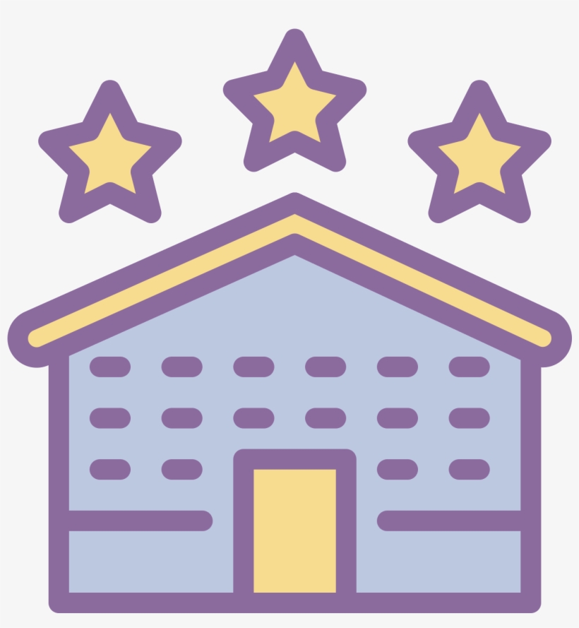 Hotel Star Icon - Rate Us Logo, transparent png #4772835