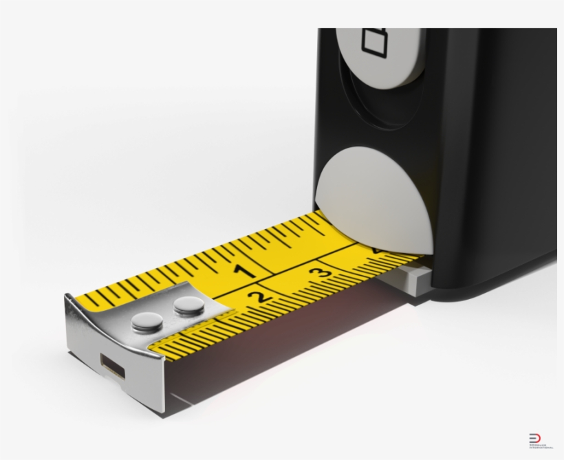 5 Digital Tape Measure Black Royalty-free 3d Model - Etape16 Et16.75-db-rp Digital Tape Measure, transparent png #4775419