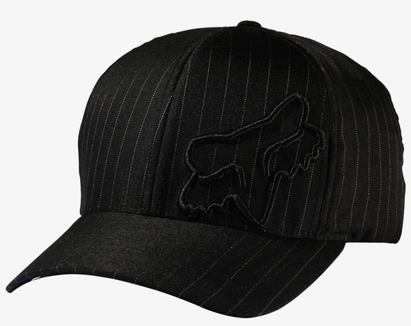 Fox Clothing Flex 45 Flexfit Hat, Black Pinstripe - Fox Flex 45 Flexfit Cap Black Men, Size Lxl, Hat, transparent png #4775731