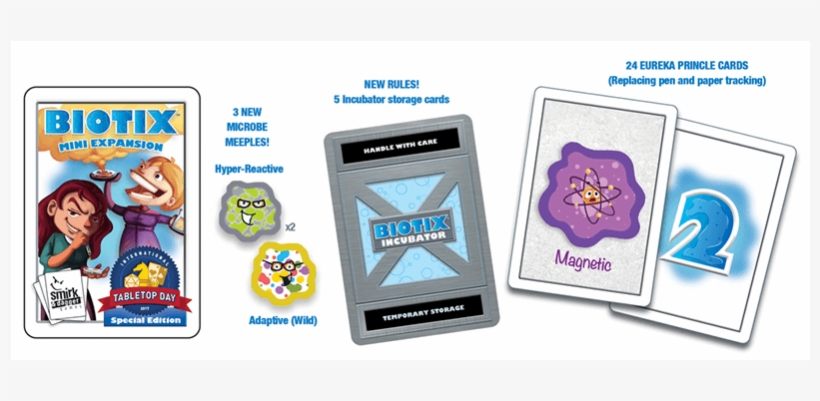 Microbes Mini Expansion - Biotix Board Game - Microbes Mini Expansion, transparent png #4776899