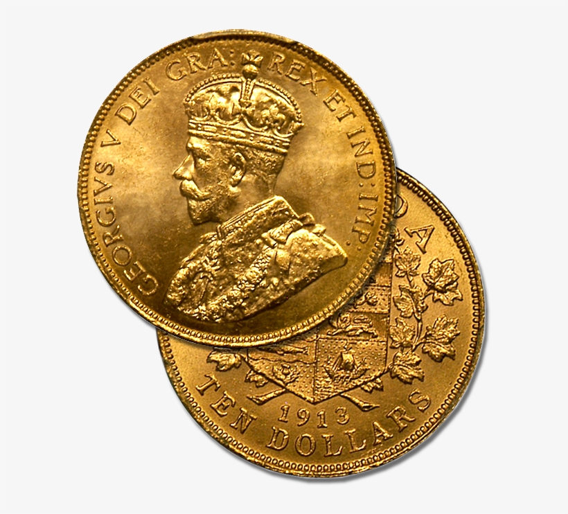 $10 Canadian Gold - Gold Coinage, transparent png #4777212