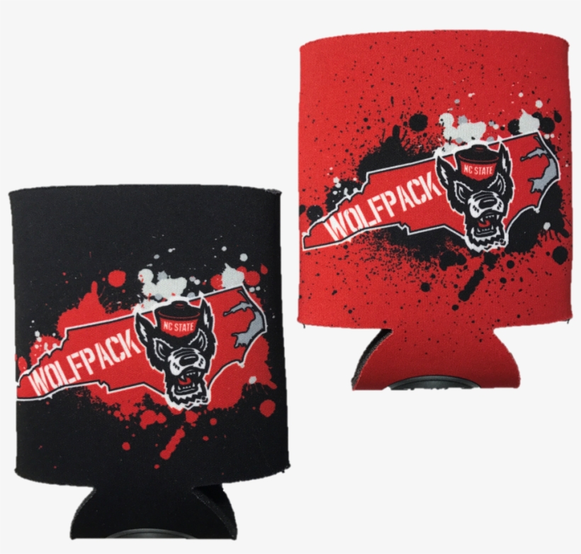 Nc State Wolfpack State Wolfhead Can Koozie - North Carolina State University, transparent png #4777271