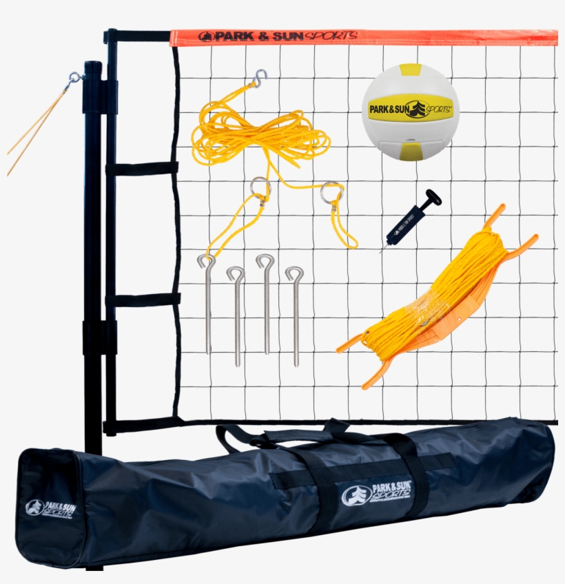 Park & Sun Tournament Flex Volleyball Net System - Park Sun Sports Spiker Sport- Portable Outdoor Volleyball, transparent png #4777517