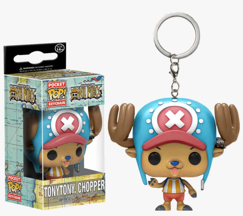 Tony Tony Chopper Pocket Pop Vinyl Keychain - Funko Pop One Piec3, transparent png #4777836