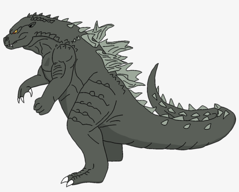 Clip Library Stock Kaiju Files By Raptorrex - Cartoon Godzilla, transparent png #4778472