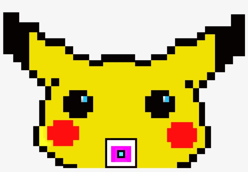 Baby Pikachu - Pikachu Pixel Art, transparent png #4778761