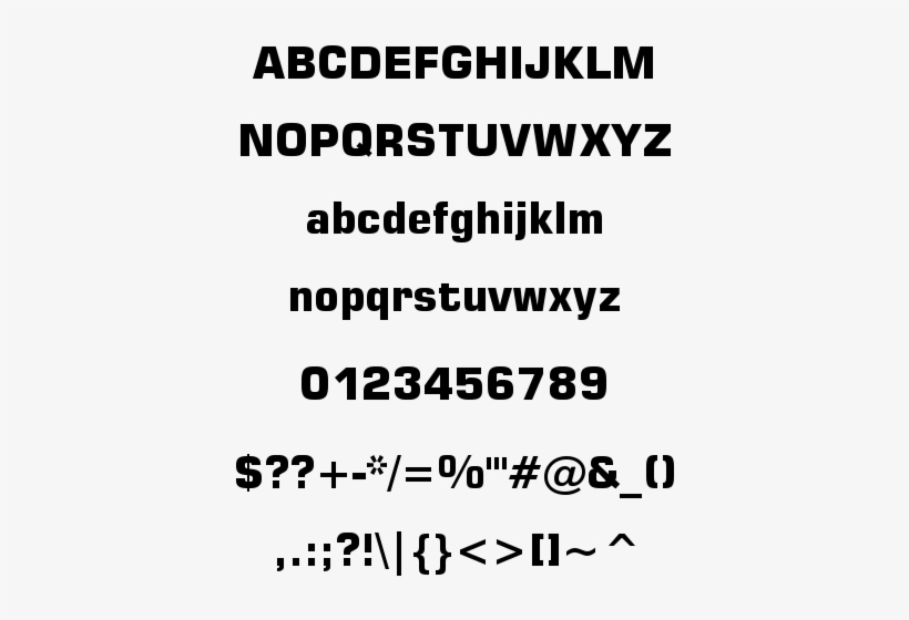 Image - Arial Black Font Style, transparent png #4779425