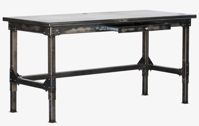 Ironworks Work Desk - Desk, transparent png #4779658