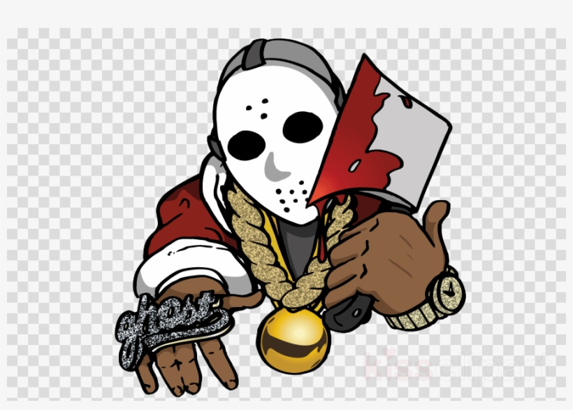 Ghostface Emoji Clipart Emoji Glo Gang Emoticon - Wrigley Field, transparent png #4779762