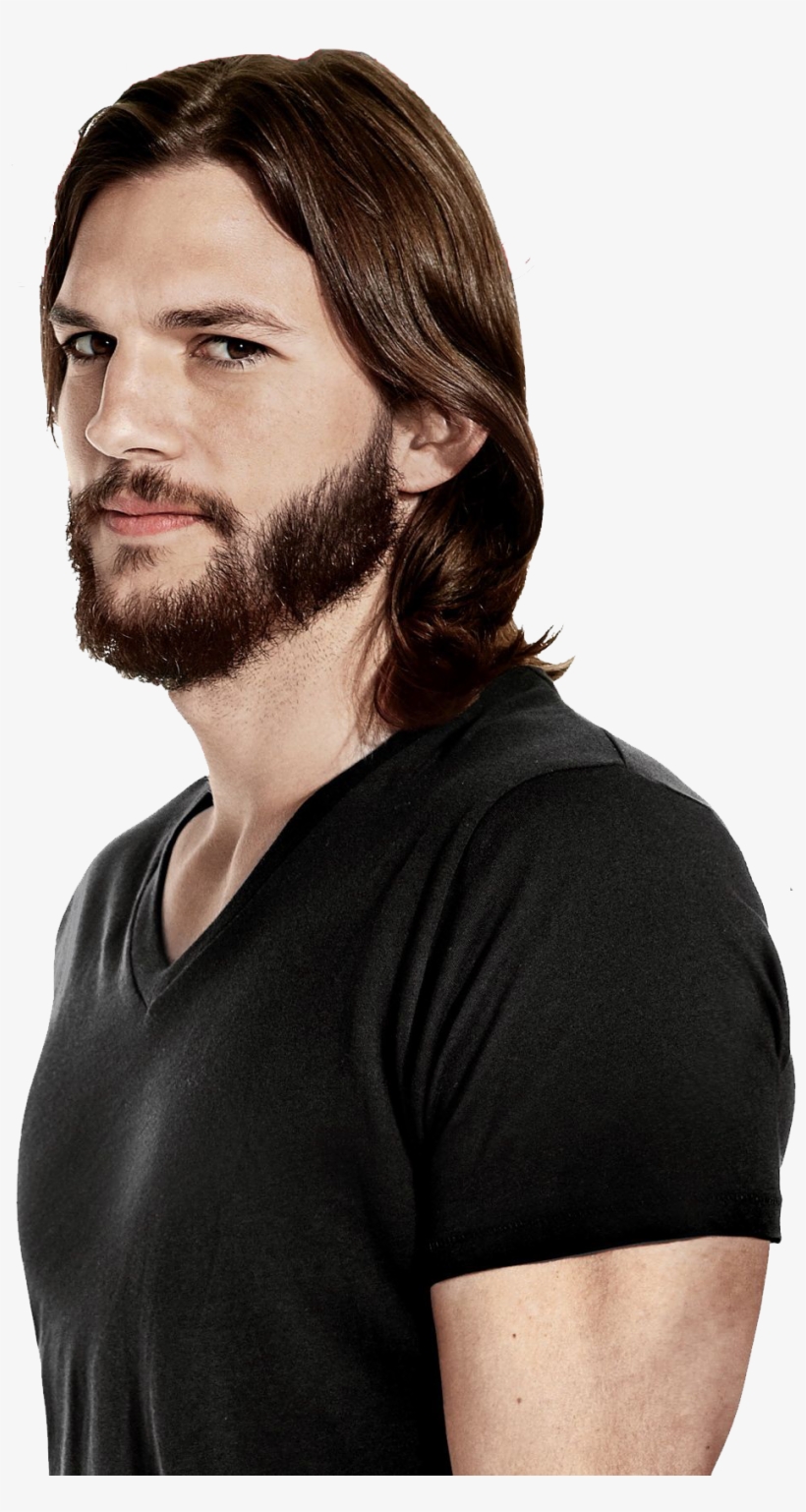 Channing Tatum Haircut - Ashton Kutcher Long Hair Beard, transparent png #4779819