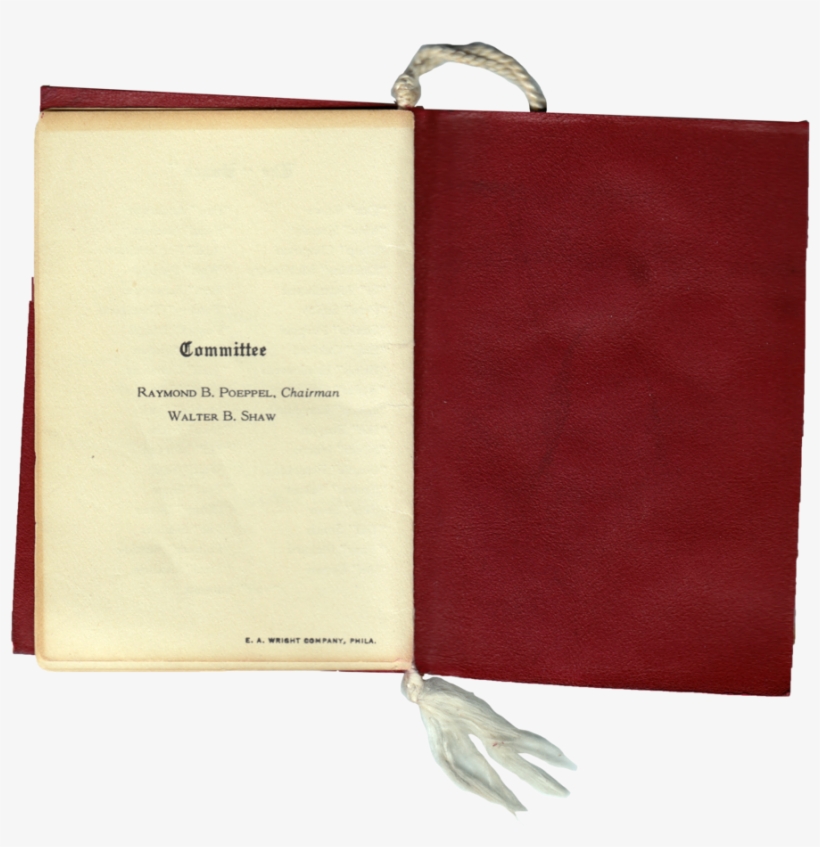 Formal Dance Book From Pennsylvania Day At Omega Chapter, transparent png #4780159