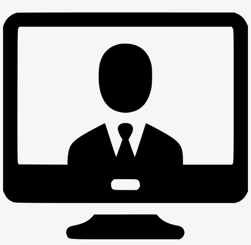 User Man Pc Computer Screen Monitor Comments - Woman Pc Icon Png, transparent png #4781076