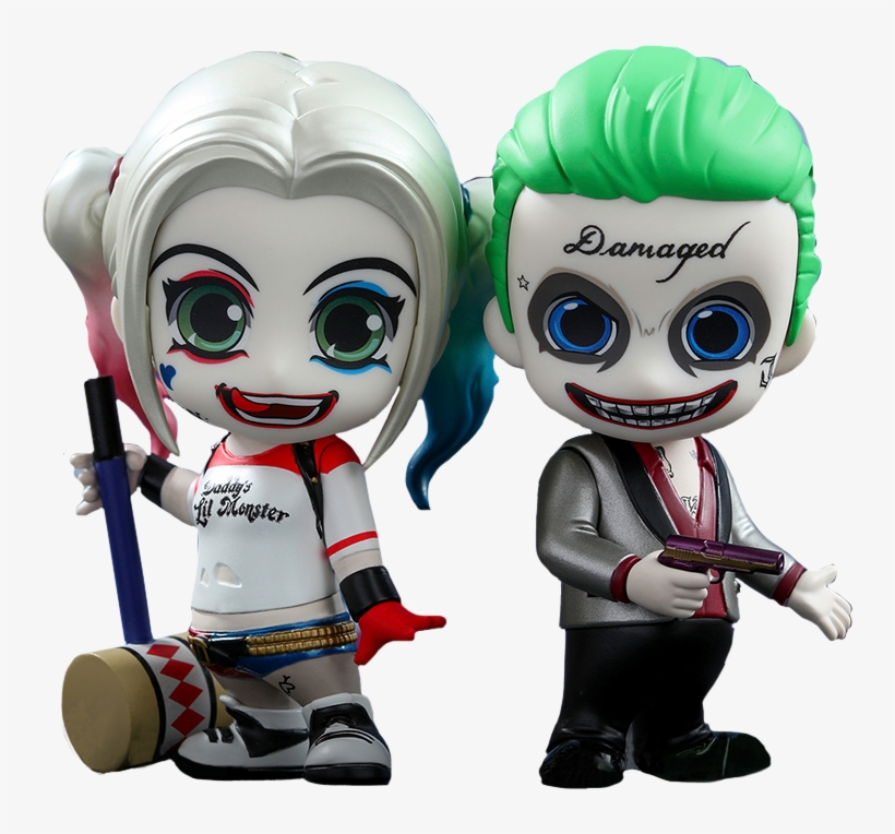 Hot Toys Htcosb303 "harley Quinn With Mallet Plus The - Cosbaby Hot Toys Twin Set Joker And Harley Quinn, transparent png #4781469