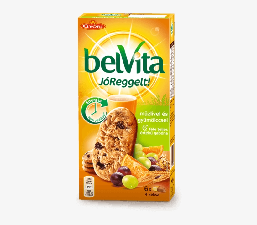 Home Sweets Biscuit Cookies Wafers Belvita Cereal Fruits - Belvita Belvita Breakfast Biscuits - Cranberry 6x50g, transparent png #4781818
