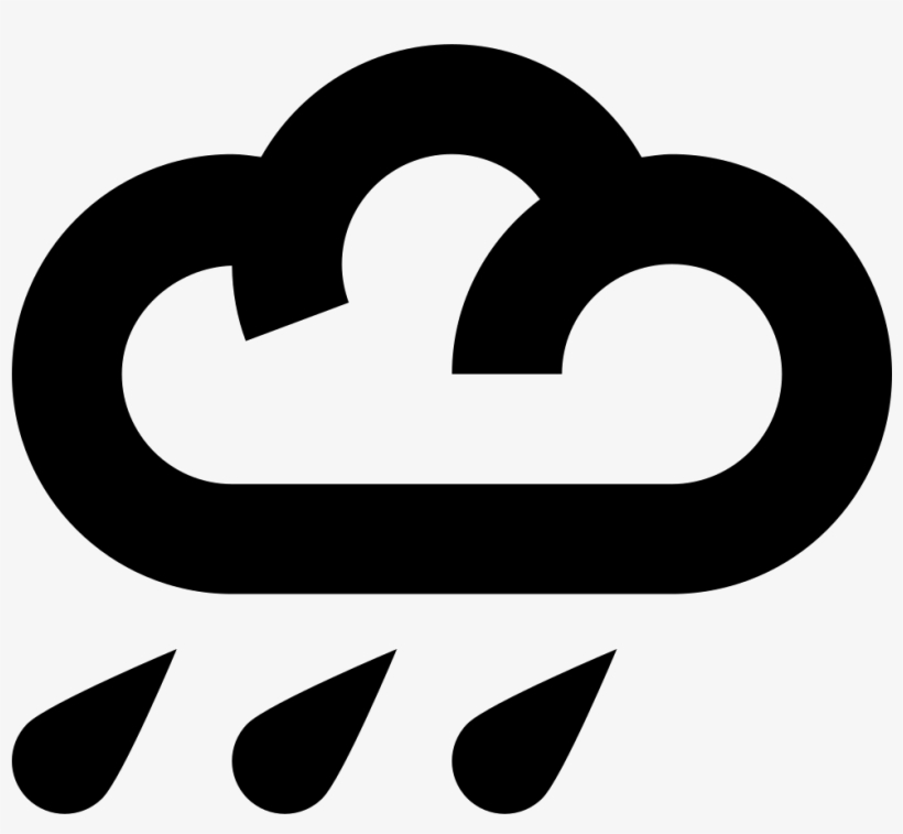 Rain Weather Cloud Comments - Rain Symbol, transparent png #4782189
