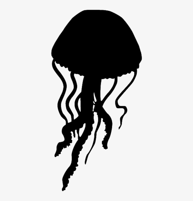 Jellyfish Png, Download Png Image With Transparent - Jellyfish Silhouette Clip Art, transparent png #4782656