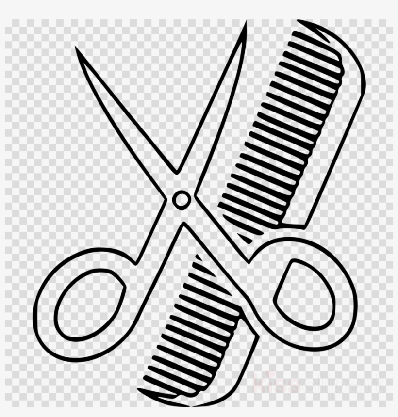 Download Gunting Dan Sisir Png Clipart Comb Clip Art - Haircut Clipart, transparent png #4782951