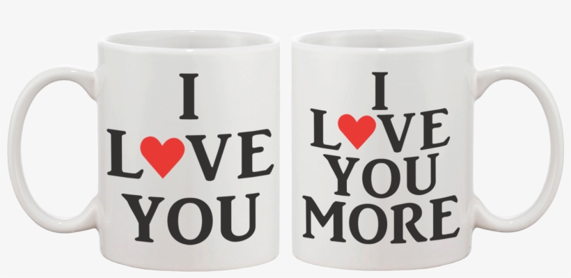I Love You Couple Matching Coffee Mug - Love You Mugs, transparent png #4783027