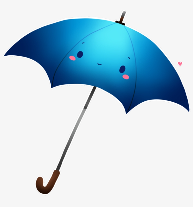 Blue Umbrella Png Vector Free Download - Blue Umbrella Png, transparent png #4784295