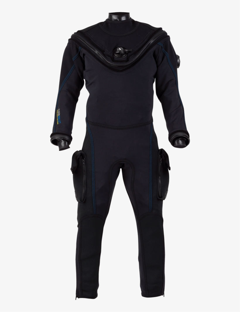 Closeout Fusion Bullet Drysuit Blue Trim - Aqua Lung Fusion Bullet Drysuit W Pockets, transparent png #4785726