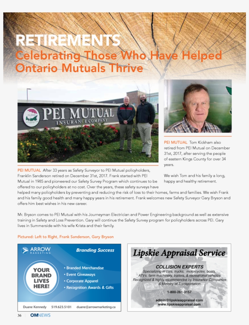 Retirements Celebrating Those Who Have Helped Ontario - Flyer, transparent png #4786621