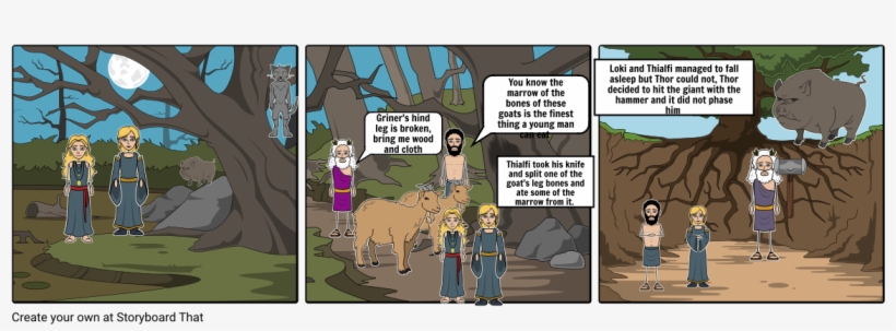 Thor - Cartoon, transparent png #4787576