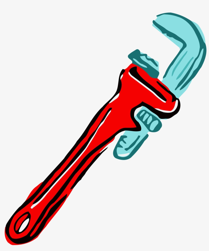 Pipe Wrench Png Jpg Library Library - Free Pipe Wrench Vector, transparent png #4787703