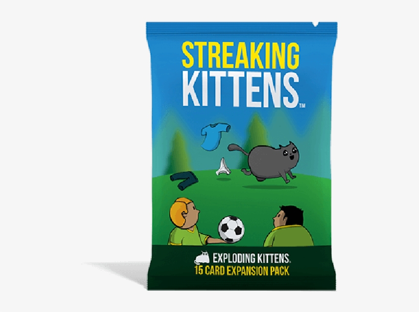 This Is The Second Expansion Of Exploding Kittens Ad - Exploding Kittens Streaking Kittens, transparent png #4788462